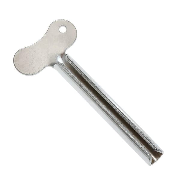 [zd]Tandpastatubeklemme Sølv Silver silver