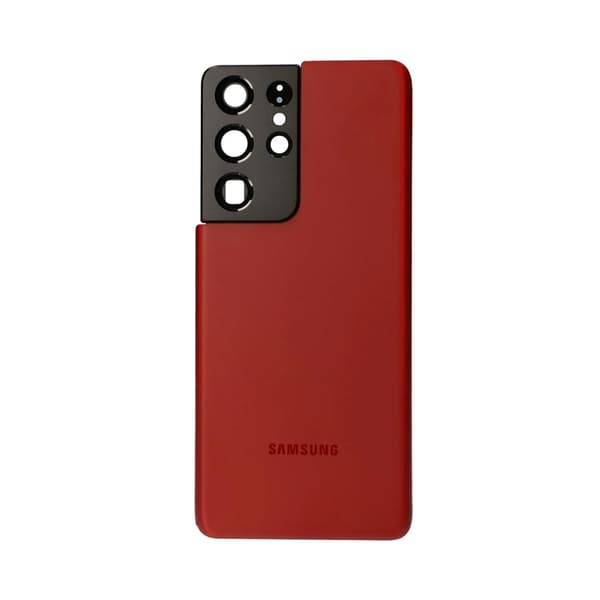 [zd]Samsung Galaxy S21 Ultra 5G Bagside - Rød Red red