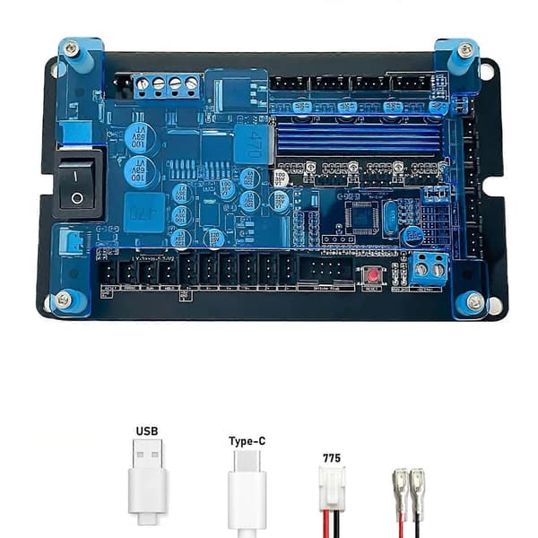 USB GRBL Kontroller Driverkort 3 Akse Stepper Motor Dobbel Til CNC Gravering[zd]