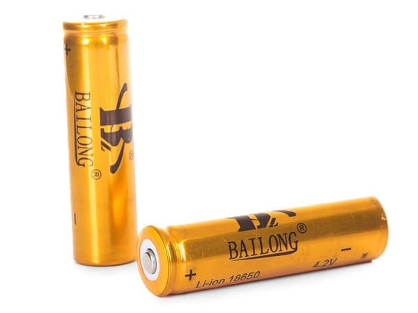 Högpresterande Litiumjonbatteri 18650 - 8800mAh 4.2v Gold gold