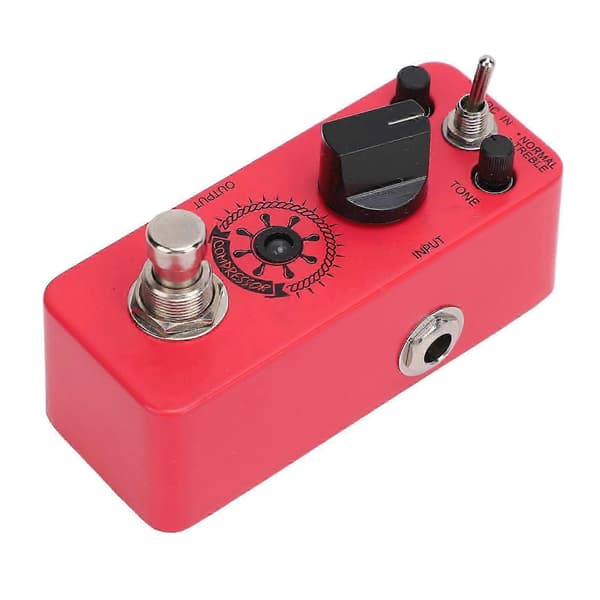 25-26 True Bypass Gitarpedal Simulasjonseffekt Tuner Elektrisk Gitarpedal Erstatning Rød[zd]