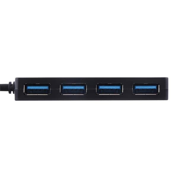 [zd]USB 3.0 hub med 4 porte Sort 34
