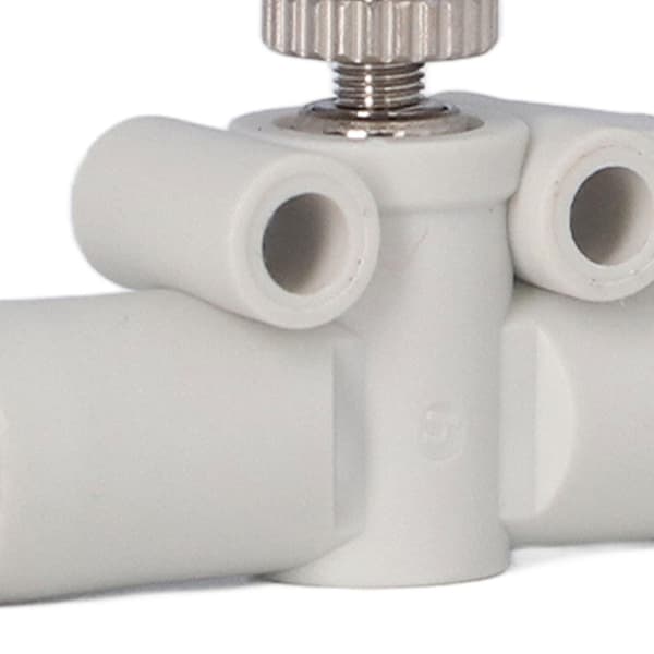 10 stk. luftstrømsreguleringsventil PVC pneumatiske rette push-to-connect slangekoblinger