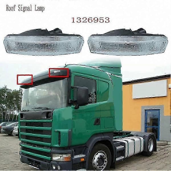 2-pack LED takmarkeringsljus kompatibla med tunga lastbilsvisir varningsljus