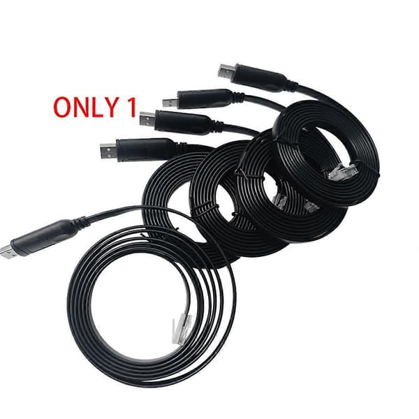 JIKONG BMS USB til RJ45-stik til JK-PB1A16S10P JK-PB1A16S15P Black