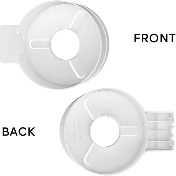 TP-Link Deco BE65 BE85 BE95 Veggfeste med kabelhåndtering Hvit 3-delt sett Mesh WiFi 7-kompatibelt