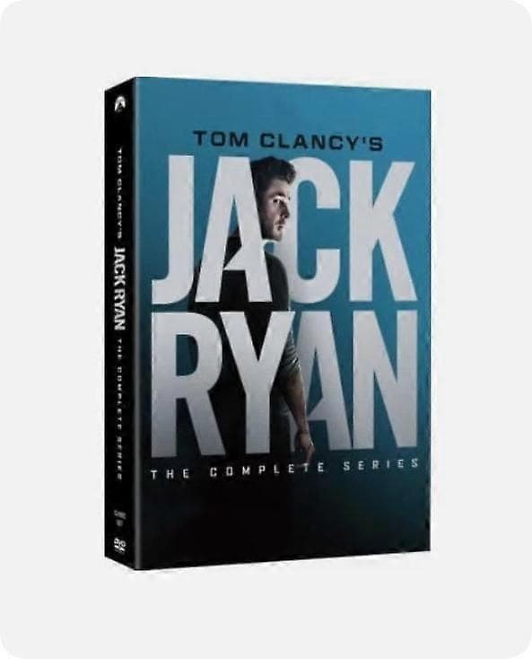 Tom Clancys Jack Ryan: The Complete Series Sesong 1-4 (DVD, 2024, 12-Disc Set) engelsk versjon