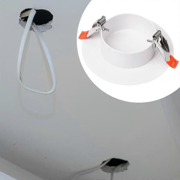 Takskyddsplatta Dekorativ Panel Enkel Installation Väggmonterad Downlight Hål L