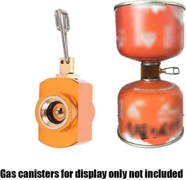 Utendørs camping gassadapter sparer skifteradapter gassylinder camping[zd]