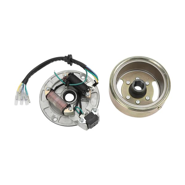 Magneto Stator Svinghjul Rotor Kit Kobber Aluminium til 90cc 110cc 125cc 140cc Kick Start Motor PIT PRO PIT Bike