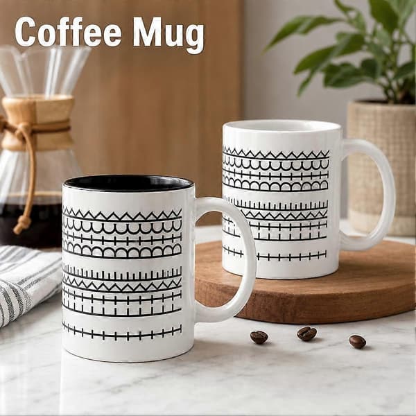 Coffee Mug with Hidden Message - Creative Daily Gift for Friends and Couples 350ml white 350ml white 1pcs