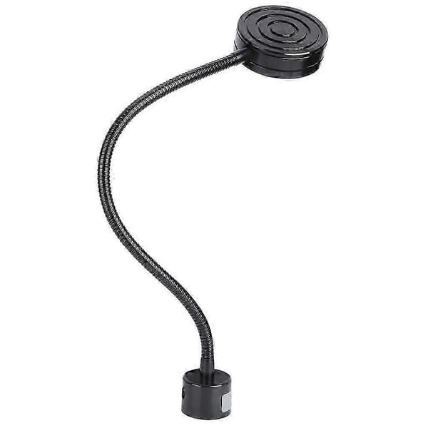 7W LED arbeidsbordlampe fleksibel svanehalslampe med rund magnetisk base