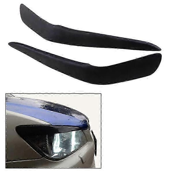 2 st Svarta Strålkastarögonlock Ögonbrynsskydd Trim Passar Lexus IS200 1999-2004