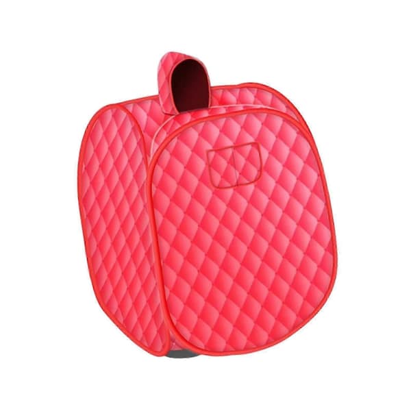 Portable Steam Sauna Tent Compatible with Home Use, Foldable Full Body Steamer with Adjustable Temperature - Good Red