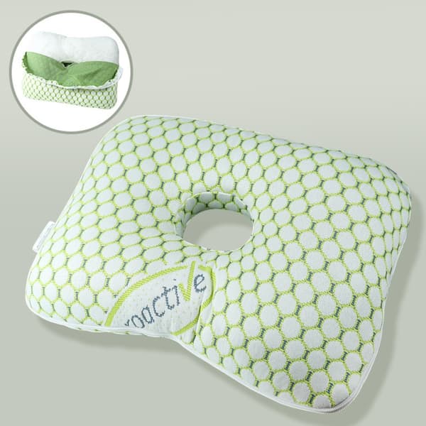 [zd]Rose Green øreputepute: Enkel øreputepute for ørepiercinger og trykkavlastning 386