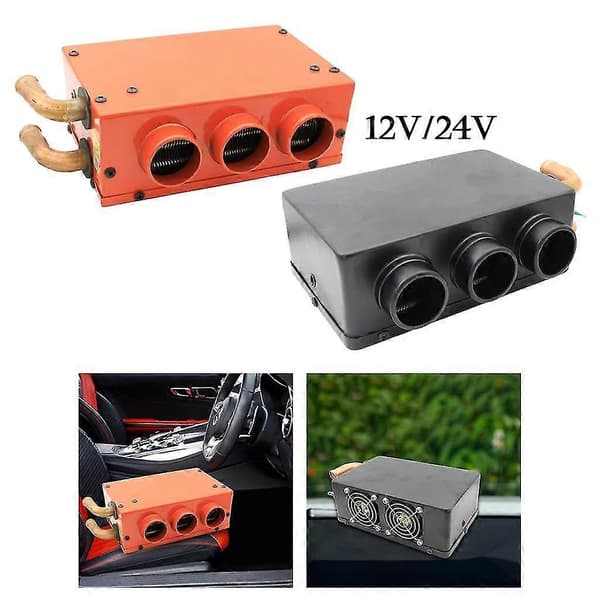 Bilvarmer Defroster for vinter egnet for lastebil bobil biler Su Red 12v