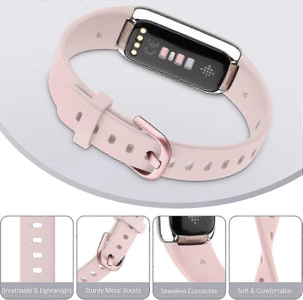 Fitbit Luxe Armband - 4-pack mjuka silikonband