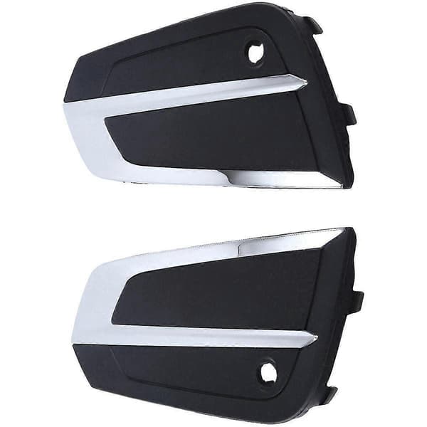 31694538 31694539 Front Bumper Grill Tåkelysramme Tåkelysgrill Bil kompatibel med Xc60 Mk2 2018-2021 Silver  Black