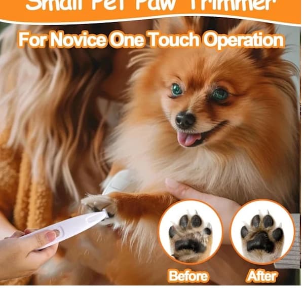 2025 New Upgrade Dog Clippers for Dog Paws - Quiet and Efficient Paw Trimmer with LED Light 150 one size