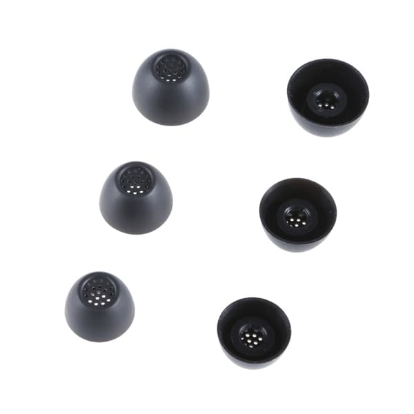 [zd]1 sett silikon ørepropper for Buds FE trådløse ørepropper forbedrer lyden DARK GRAY 0.02