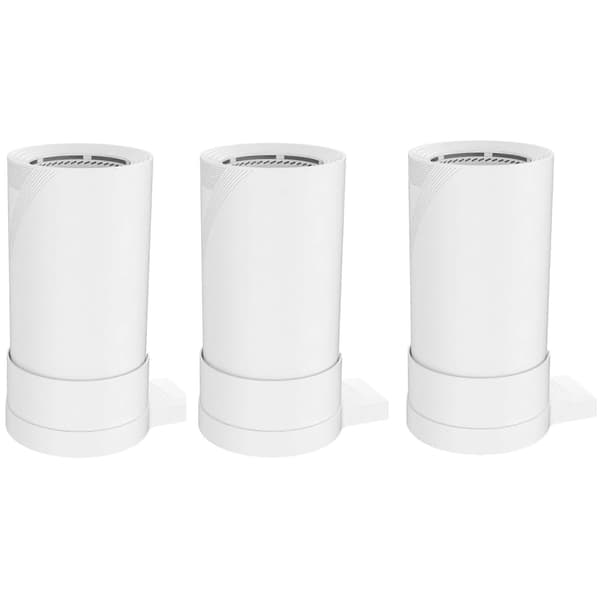 TP-Link Deco BE65 BE85 BE95 Veggfeste med kabelhåndtering Hvit 3-delt sett Mesh WiFi 7-kompatibelt