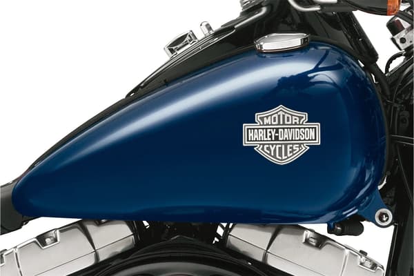 [zd]Set med 2 Harley Davidson 3D-emblem för motorcykeltank, bakskärm, bilsidobaklucka, metallmärken