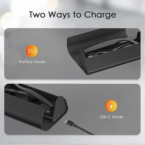 For Meta Ray Ban Wireless Charging Case 2000mAh Battery Portable Glasses Storage Box for Meta AI Glasses