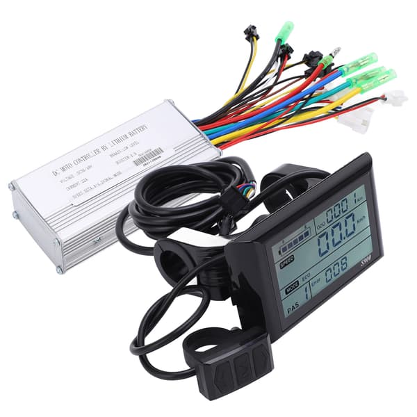 36/48V 500/750W Elektrisk Cykel Scooter Børsteløst Controller Kit med 9 Mosfet LCDS900 Måler