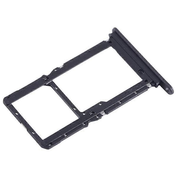 Kompatibel for Xiaomi Redmi Note 13 5G Dual SIM-kortskuffholder reservedel (uten logo) Black