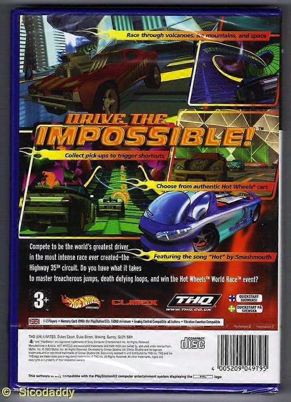 Hot Wheels World Race (PS2) - PAL PS2 (på 2) PS2 (på 2)