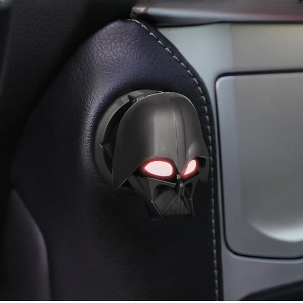 Star Wars Darth Vader Anti-Scratch Metallic Decorative Stickers for Car Start Button