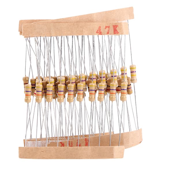 [zd]1000 stk. 1/2W 1-10M ohm kulfilmsmodstande assorterede elektroniske komponenter