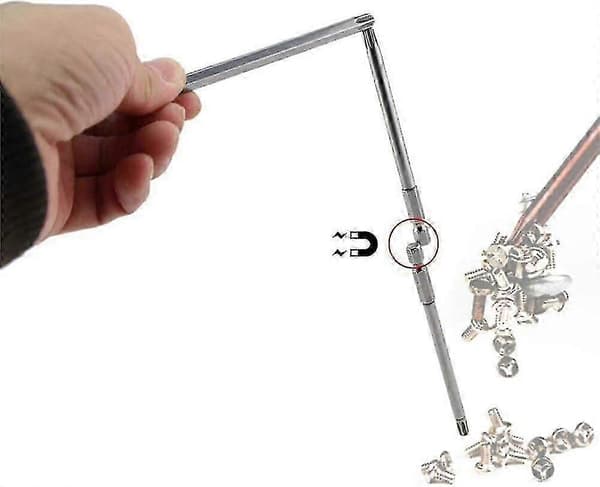 Magnetisk Torx Skruetrækker Bits Sæt - Ekstra Lang 1/4 tomme Sekskant Skaft 100mm