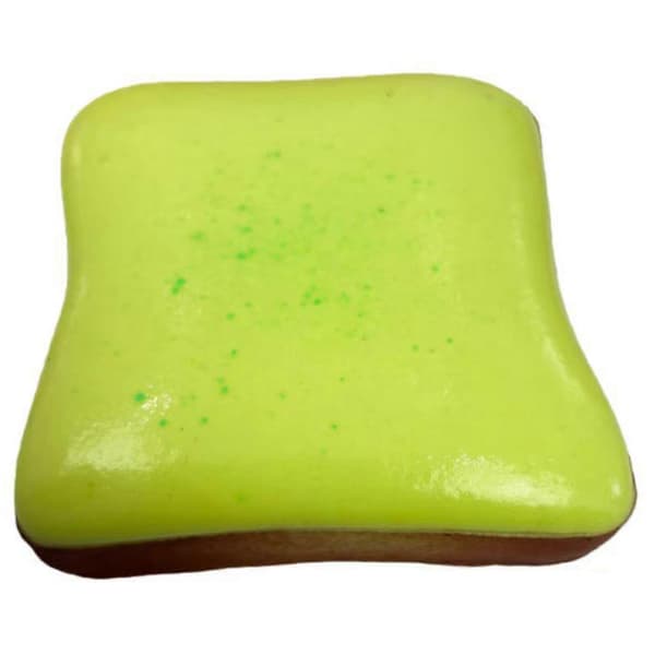Klibbig Smörgås Squishy Fidget Leksaker, Supermjuk Toast Långsamt Stigande Squishies Matcha
