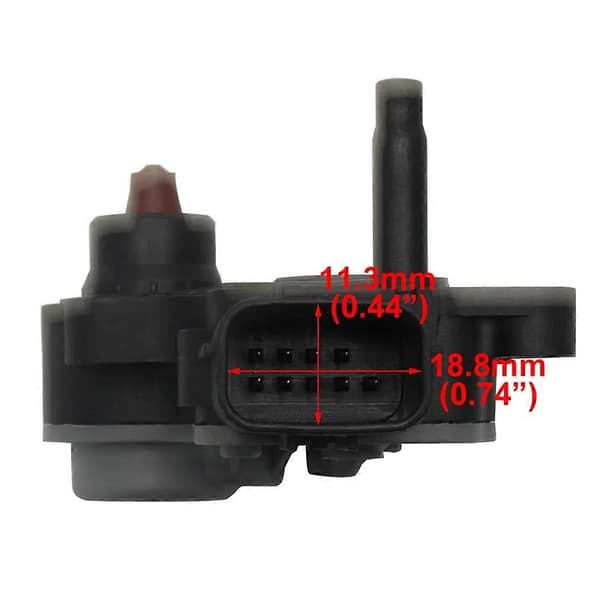 1MS-E3750-00 Motorcykel Gasreglage Positionssensor TPS för YAMAHA Cygnus Gryphus Black