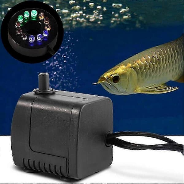 Dränkbar pump med 12 LED-lampor - EU-standard