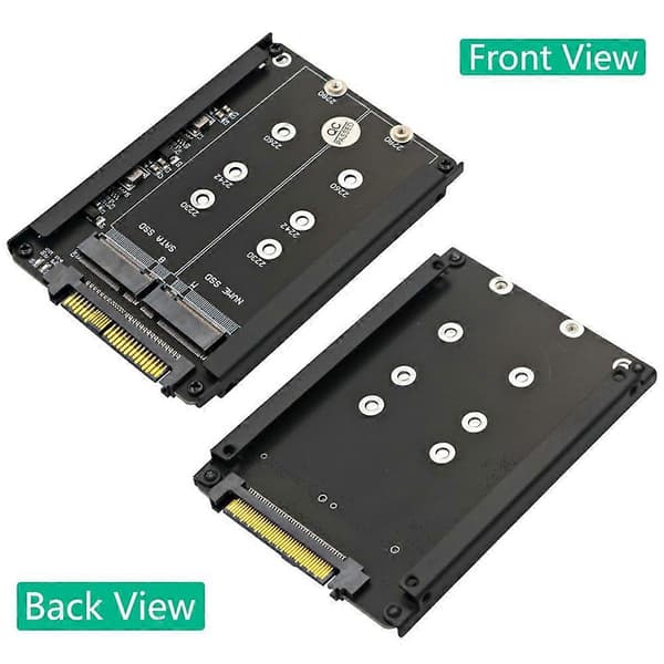 [zd]M.2 SSD til U.2 SFF-8639 Nøgle B+M Adapter NVMe SATA SSD til PCIe3.0 Konverter til stationære computere Dataoverførsel