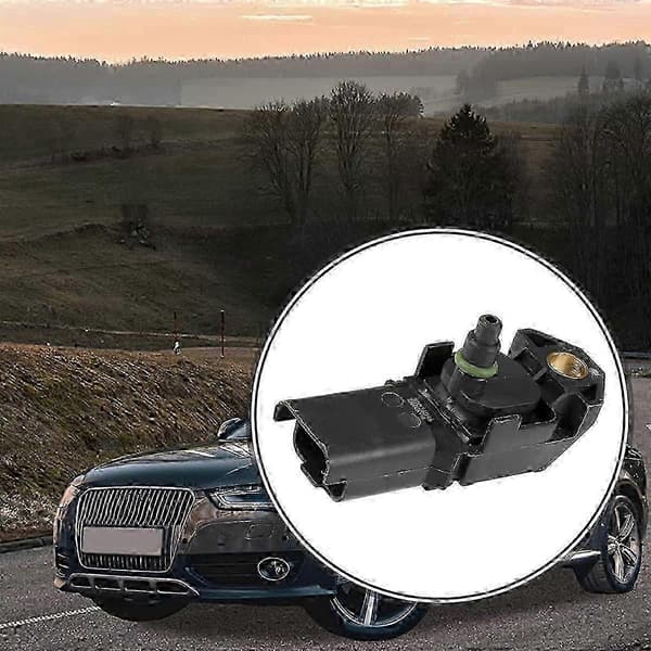 6G91-12T551-AB Luftinntakstrykksensor Luftinntaksmanifoldssensor egnet for Mondeo Black