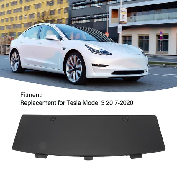 [zd]Tesla Model 3 Bakre Støtfanger Tilhengerfeste Deksel 1135412 00 - Erstatning for Tilhengerfestehull (2017-2020)