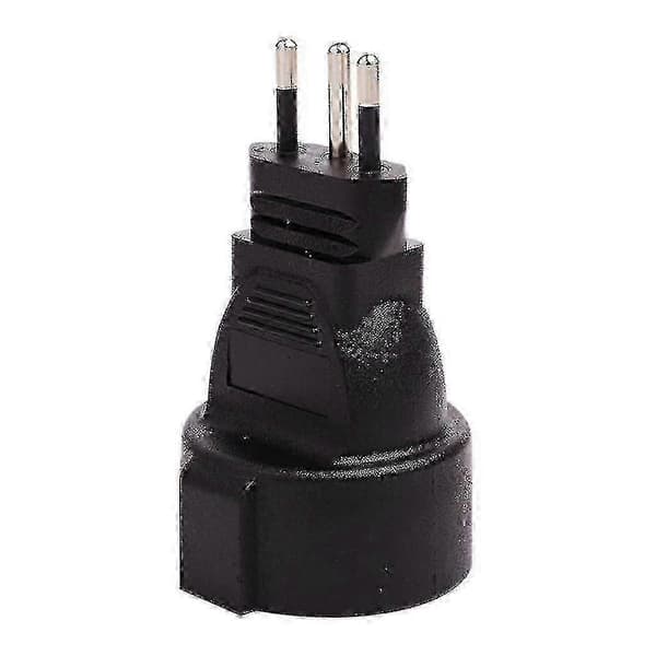 Sveitsisk 3-pins strømadapter, 16A 250V hann til hunn EU-standard