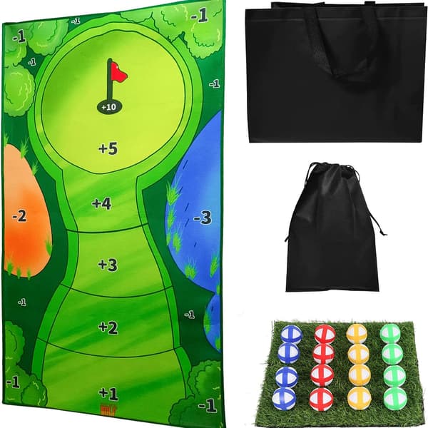 [zd] Uformelt golfspillsett, 0,8x1,5M golfputtematte-X76-