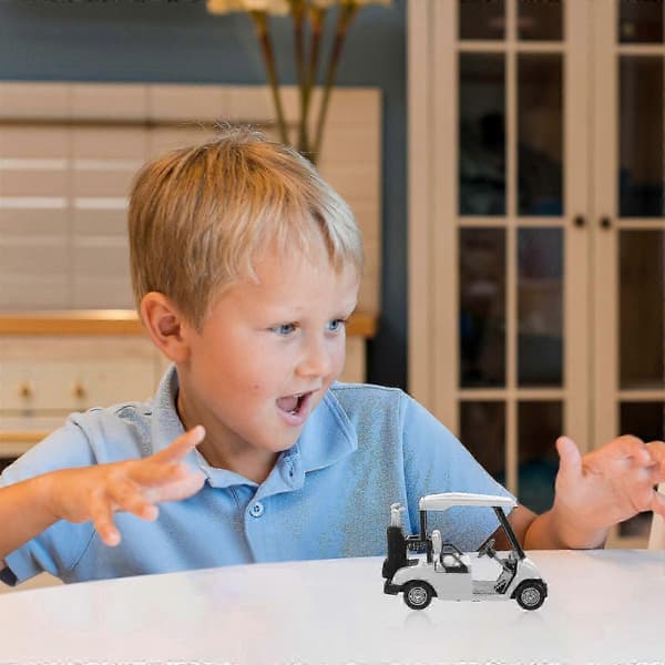 Minigolfvogn Trykstøbt Model Legetøj 1:20 Skala Legetøjsbil Legeringslegetøjsbil-FCY