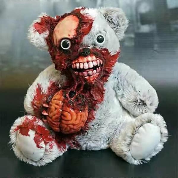 Blodig Teddybjørn Halloween Gave C