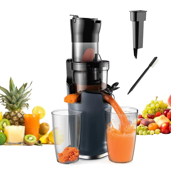 78 mm bred koldpressejuicer - 200W langsom frugtpresser[zd]