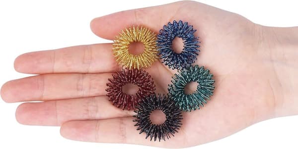 [zd]Stressring 14-pak – Fidget Ring & Sensorisk Stresslegetøj mod Angst og ADHD