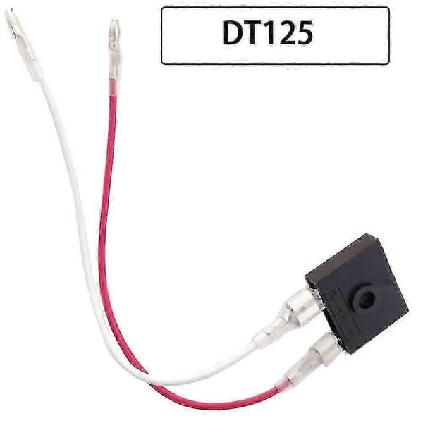 DT125-kompatibel motorcykellikriktarregulator, optimerad för Yamaha DT 125 musta