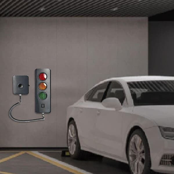 Garasjesensor Parkeringshjelp Garasje Safe-light Parkeringsassistent Bilparkeringsverktøy Grey
