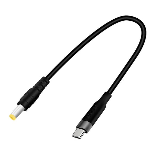 [zd]USB C til DC5.5mmx2.1mm Strømledning USB Type C-inngang til DC12V ut Ladekabel Arbeid med PD-lader og PD-strømbank