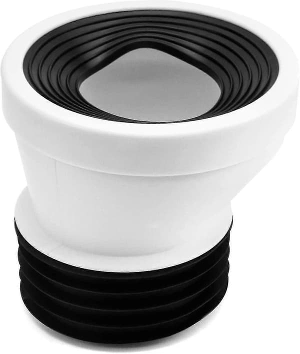 Toilet Offset Pan Connector Pvc Afløbsrør Tilslutning SIZE 2