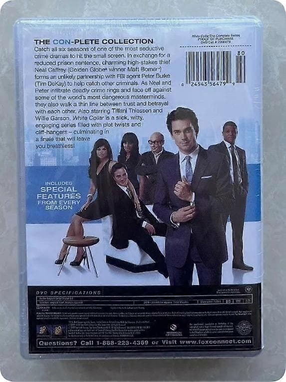 White Collar: Kompletta serien Säsong 1-6 (DVD 22-Disc Box Set) engelsk version